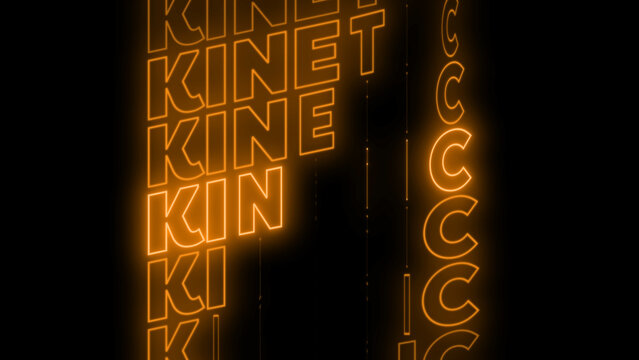 Kinetic Neon Title 77 - Animated Glowing Typography, Neon Text Effects and Dynamic Motion Graphics for Social Media, Promos and Modern Video Projects