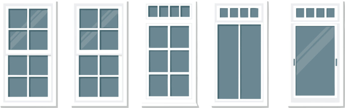 Architectural window designs, transom pane illustration, glass door style, decorative frame art, home renovation inspiration, building element reference, interior decor