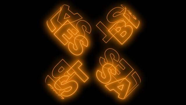 Kinetic Neon Title 95 - Animated Glowing Typography, Neon Text Effects and Dynamic Motion Graphics for Social Media, Promos and Modern Video Projects
