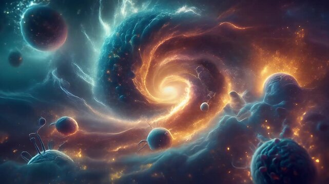 Epic Cosmic Autophagy A Galactic Cleansing Storm of Stellar Energy Waves Dissolving and Reshaping the Universe