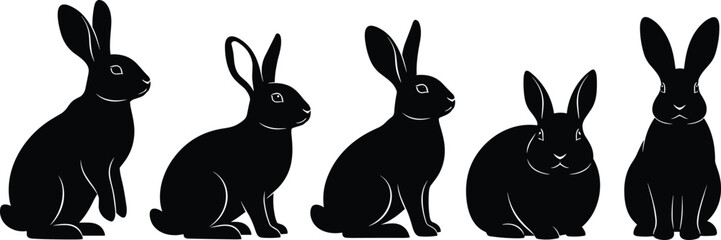 Fototapeta premium Black dog paw prints vector illustration, animal track footprints design, pet symbol icon, wildlife nature graphic isolated background art