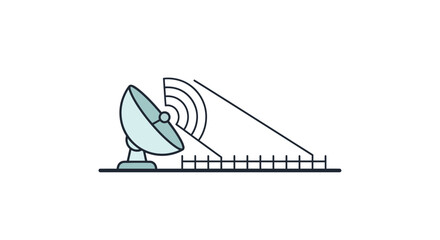 Satellite Dish Antenna Communication Technology.