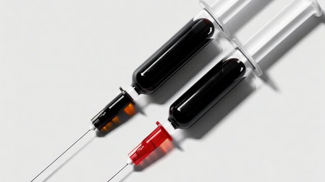 Video Two syllables sit together on a surface, perhaps for a mathematical or linguistic purpose