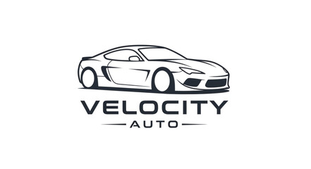 Velocity Auto Sports Car Logo. © ARFI
