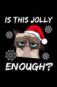 Is This Jolly Enough Grumpy Cat Christmas