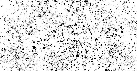 Fototapeta premium Black grunge grain texture dust particles overlay on transparent background