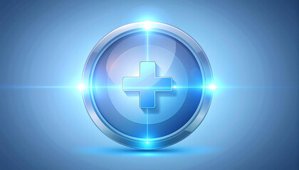 Obraz premium Medical health care icon design concept