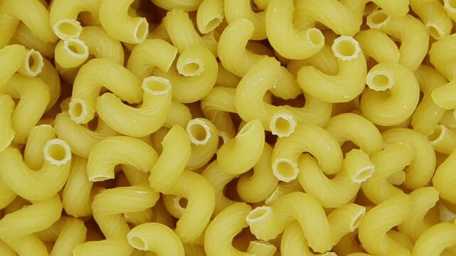 beautiful texture ripe of natural Italian pasta on background
