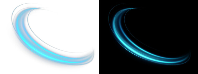  Abstract Light Speed Lines, Glowing Circular Frame and Futuristic Motion Ellipse.Blue Neon Ring...