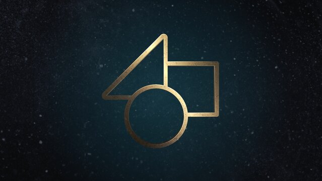 Mysterious Floating Particles Logo Reveal