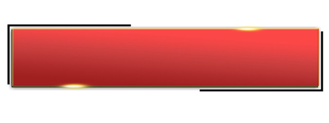 Modern Red Banner Template for News, Sale, and Promotion Design, Creative Red Lower Third Banner for Broadcast and Social Media Use