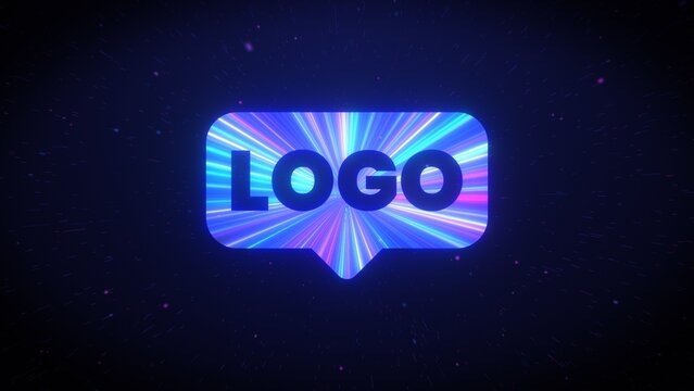 Starfield Hyperspeed Portal Warp Logo Reveal