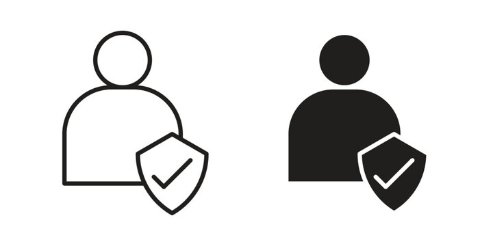 Beneficiary icon illustrations. Pack of vector icons for ui ux