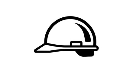 Construction safety hard hat icon.