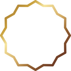 高級感のあるメタルフレーム　ゴールド