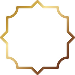 高級感のあるメタルフレーム　ゴールド