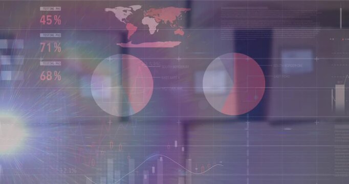 Modern geometric animation for a bold, bright project intro.