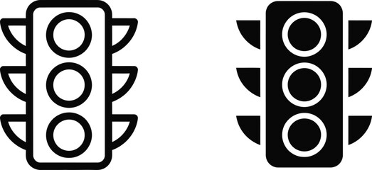 Traffic Light Icons © MDABDUS