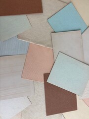 texture vintage old paper cards square shapes