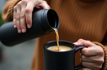 man holding a cup of coffee