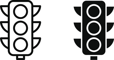 Traffic Light Icons © MDABDUS