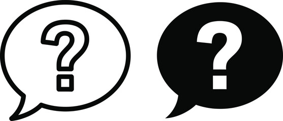 Question Marks in Speech Bubbles © MDABDUS