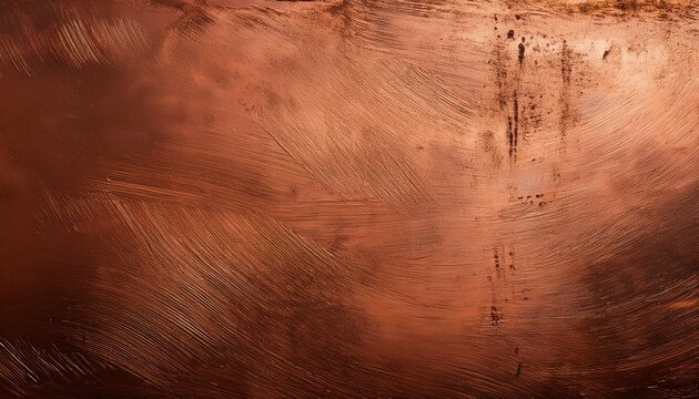 the backdrop exhibits a textured appearance mirroring the patina of copper
