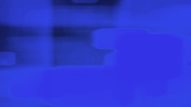 Geometric Grunge Flash Light Transition, Blue Abstract Video Frames Create Digital Neon Geometry. suitable for math viz
