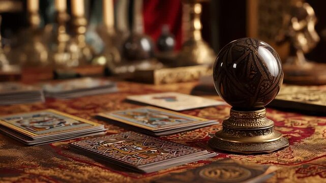 Tarot cards and crystal ball mysticism.