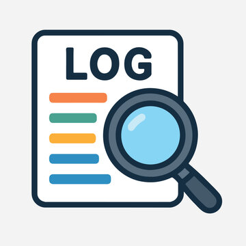 Log File Analysis with Magnifying Glass Search Concept