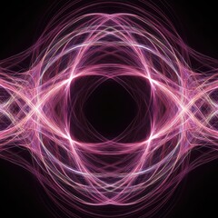 Fototapeta premium Abstract energetic background showing complex wave interference patterns on a large scale, suitable for science or technology concepts ,frequency ,sound ,abstract