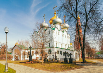 Cathedral of Our Lady of Smolensk. Novodevichy Convent. Moscow. Russia