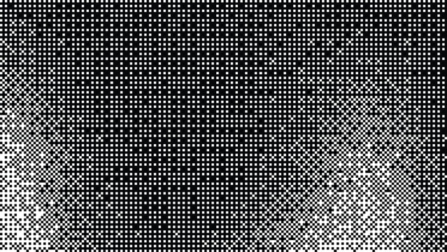 Grayscale pixelated texture with gradient effect