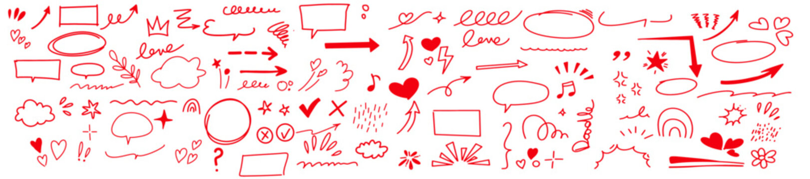 Hand drawn office and school supplies doodles set seamless pattern vector illustration