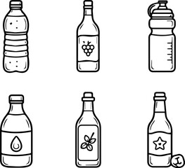 Beverage bottles and drink containers
