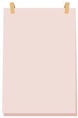 シンプルなタオル1枚のイラスト｜バスタオルのベクター素材