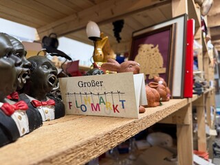 German Flea Market Junk Dealer Shed Full of Forgotten Treasures © Eugen
