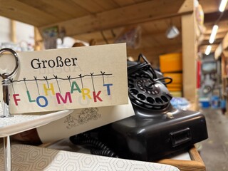 German Flea Market Junk Dealer Shed Full of Forgotten Treasures © Eugen