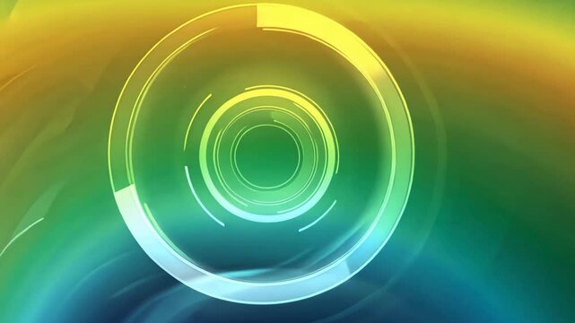 A vibrant video showcasing a mesmerizing abstract design with swirling patterns and colors in a circular motion.