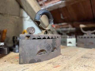 German Flea Market Junk Dealer Shed Full of Forgotten Treasures © Eugen