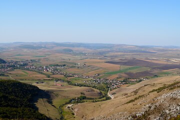 Travel romania transilvania cheile turzii turzii gorges valley village winding river panorama