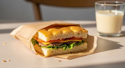 sandwich with ham