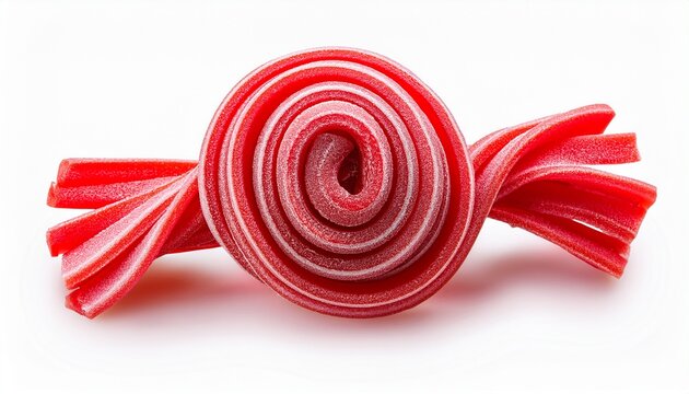 twizzlers strawberry licorice isolated on transparent or white background