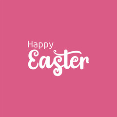 Happy Easter. Happy easter card. Happy easter post