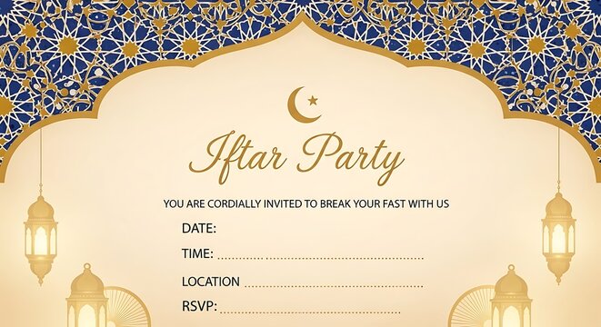 Ramadan iftar restaurant menu design 