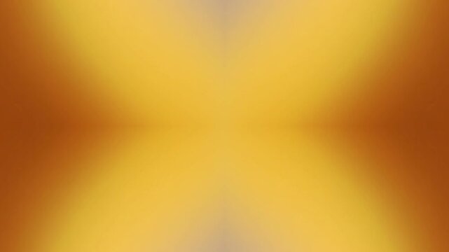 Golden abstract symmetrical gradient bokeh background with warm orange and yellow hues, soft focus, serene ambiance, versatile for design and digital art. Abstract