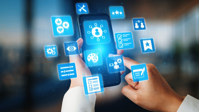 Personalization icons showing customization, user profile and experience design for personal service, customer journey and adaptive digital interaction. Gist