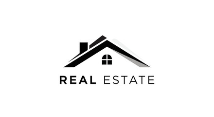 Minimalist Real Estate Logo Design For Property Sales And Investment Ventures