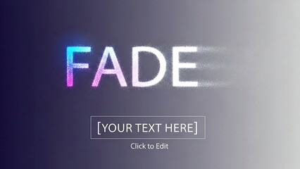 Fade Gradient Background Template Design.