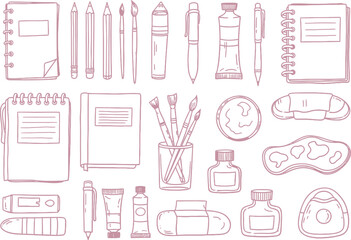 Art Supplies Collection for Creative Projects